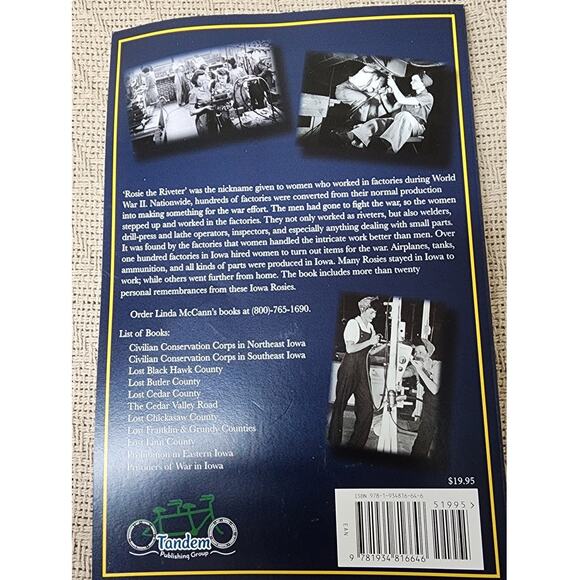 Rosie The Riveters Of Iowa by Linda Betdinger McCann inspiring stories of women - Picture 2 of 4